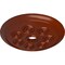 Ekena Millwork Spiral Ceiling Medallion (Fits Canopies up to 4"), Hand-Painted Firebrick, 25 1/4"OD x 4"ID x 2"P CM25SPFIF - alternate 3